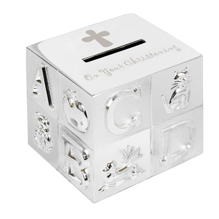Personalised Memento Money Boxes Christening ABC Money Box