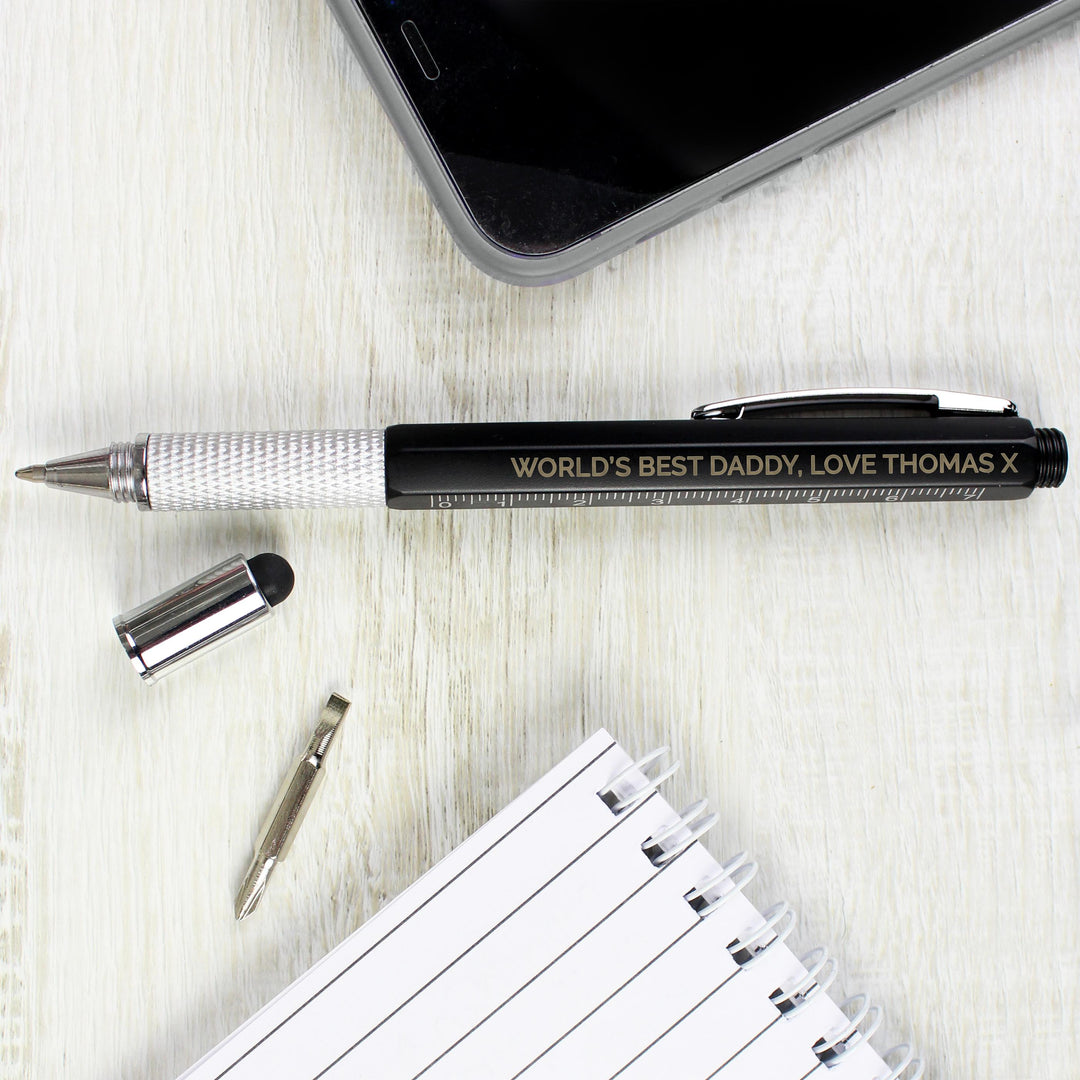 Personalised Free Text Multi Tool Pen – alternative view