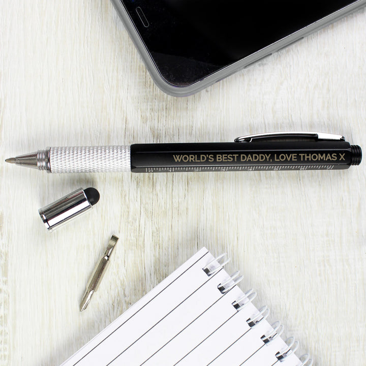 Personalised Free Text Multi Tool Pen – alternative view