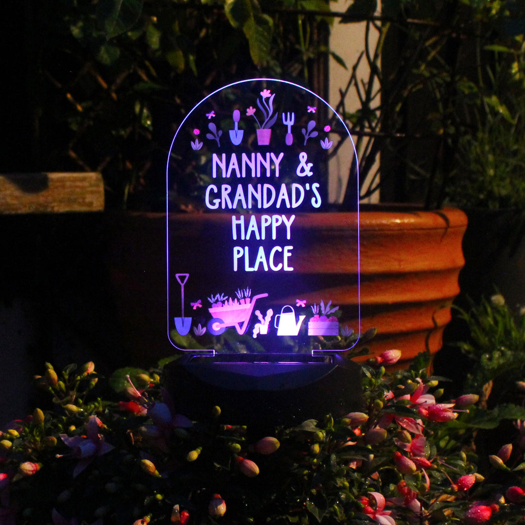 Personalised Vegetable Patch Outdoor Solar Light, The Personal Shop, personalised gifts
