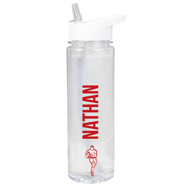 Personalised Sports Name Only Island Water Bottle