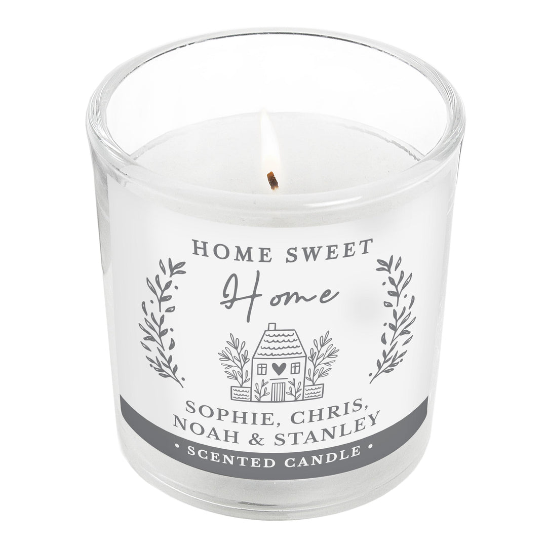 Personalised HOME Scented Jar Candle - alternative view