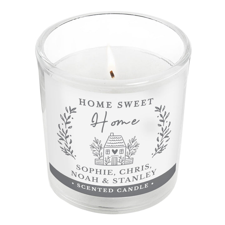 Personalised HOME Scented Jar Candle - alternative view