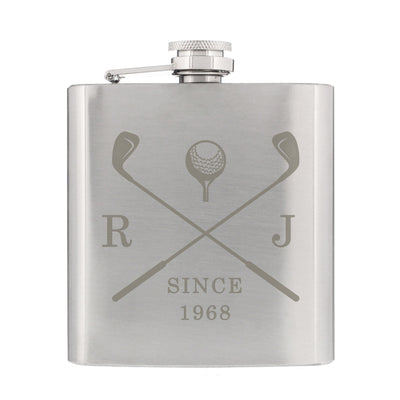 Personalised Golf Hip Flask