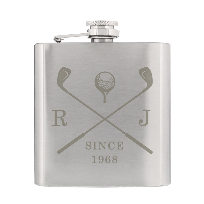 Personalised Golf Hip Flask