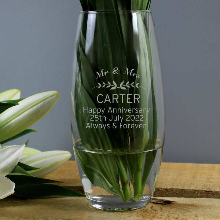 Personalised Classic Bullet Vase – alternative view