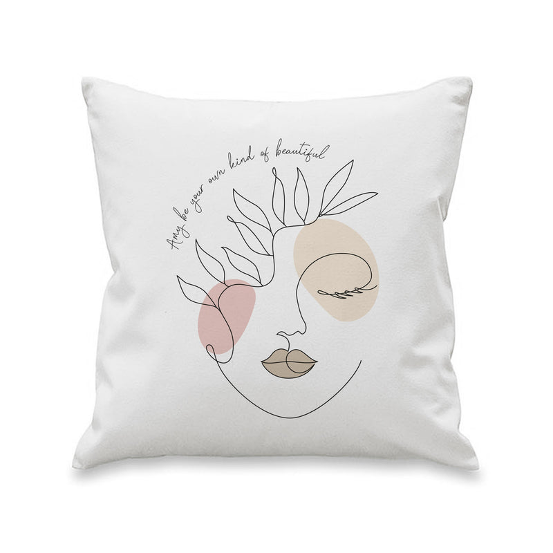Personalised Grace Fine Line Cushion