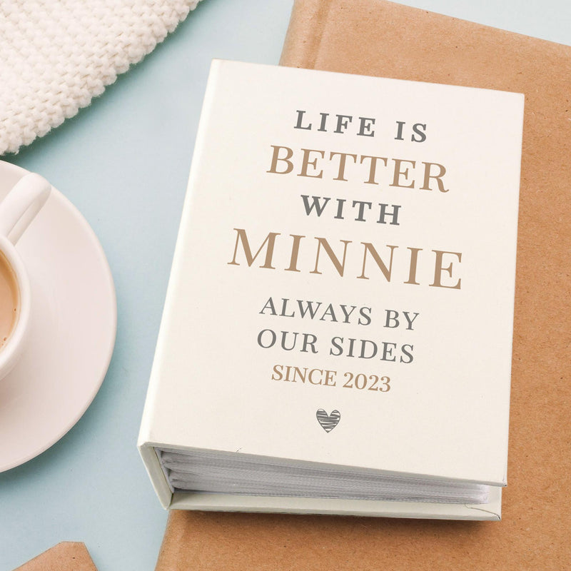 Personalised Life is Better with a Dog 6x4 Photo Album with Sleeves