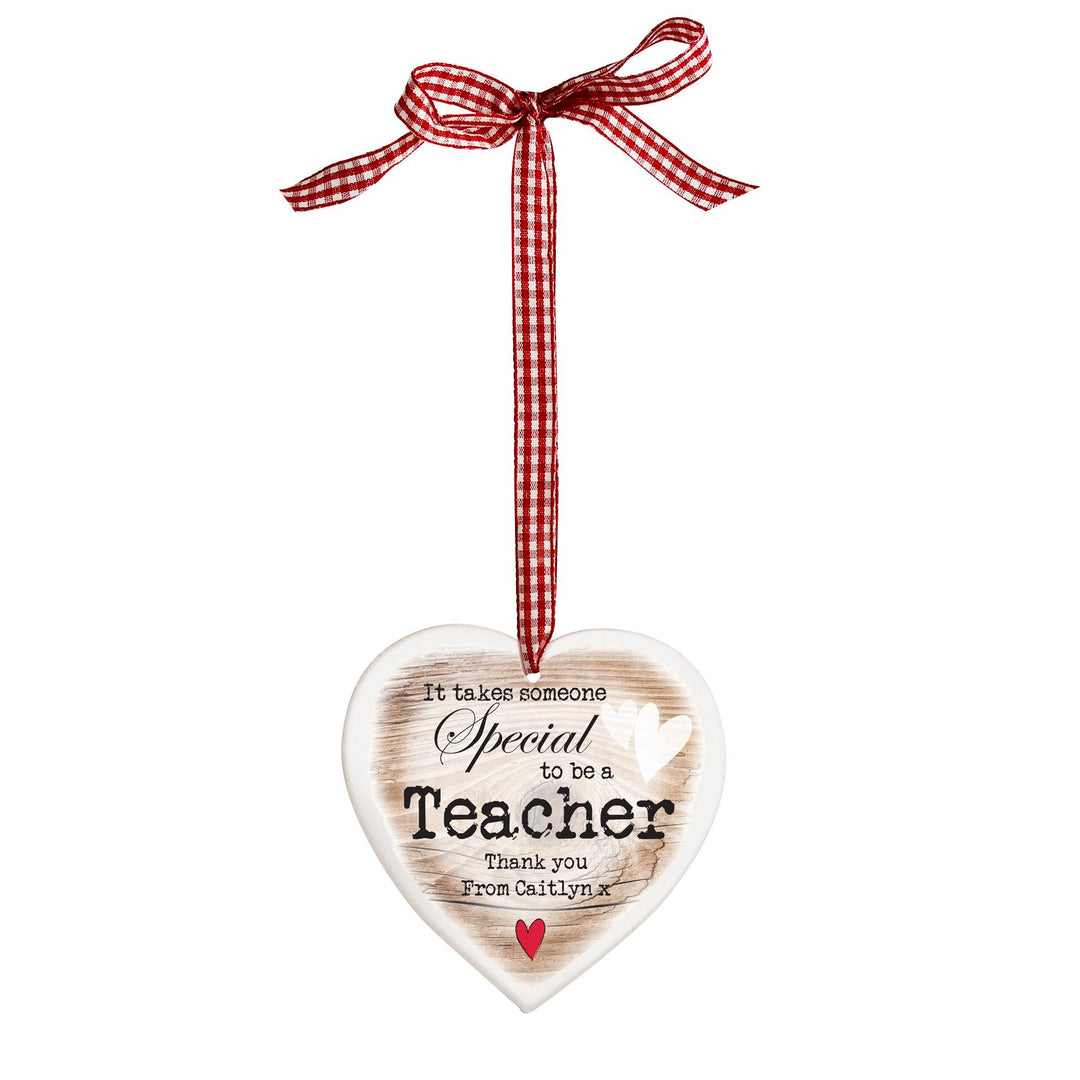 Personalised Someone Special Wooden Heart Shaped Decoration – alternative view
