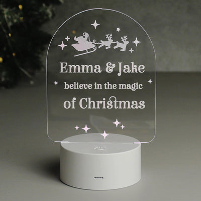 Personalised Free Text Christmas LED Light