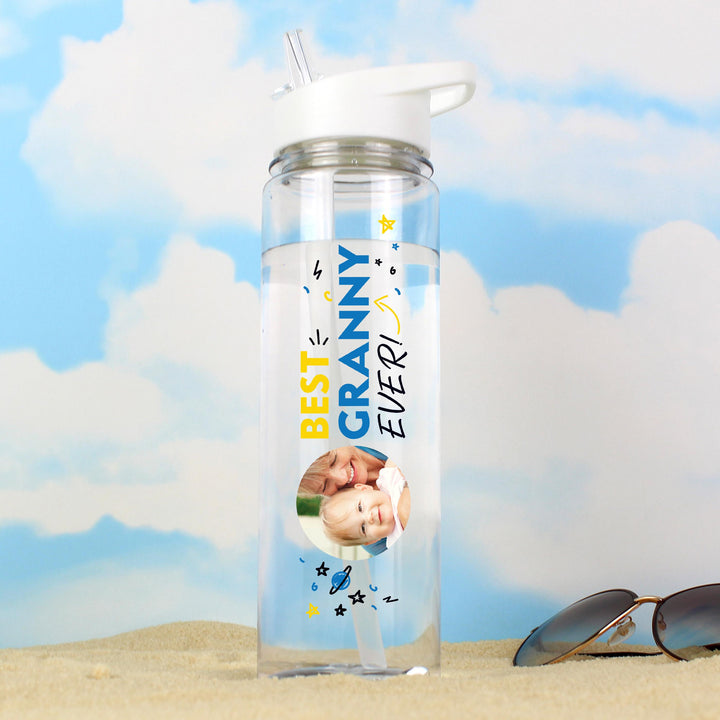 Personalised Best Ever Photo Upload Water Bottle – alternative view