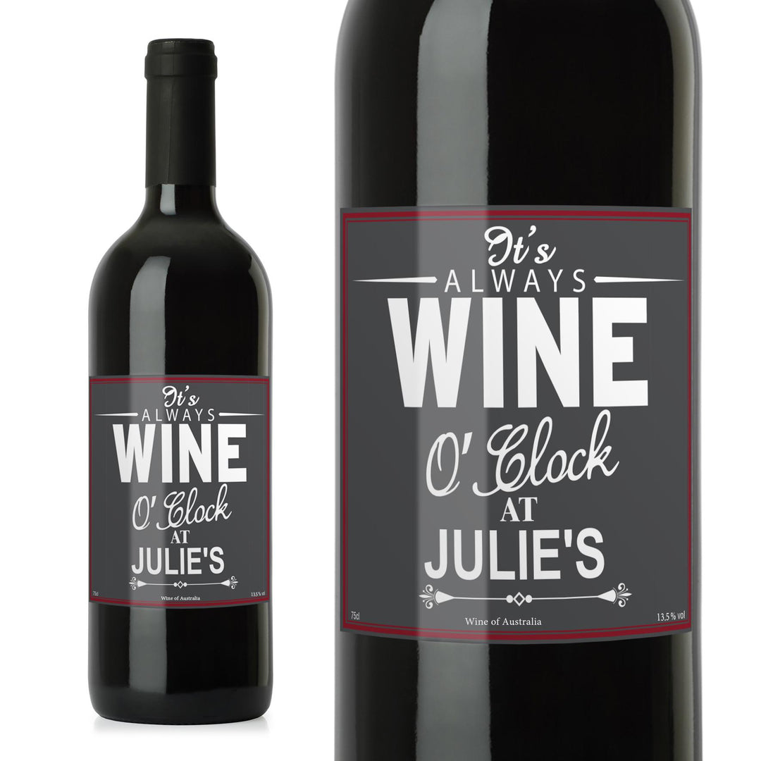 Personalised Wine O&