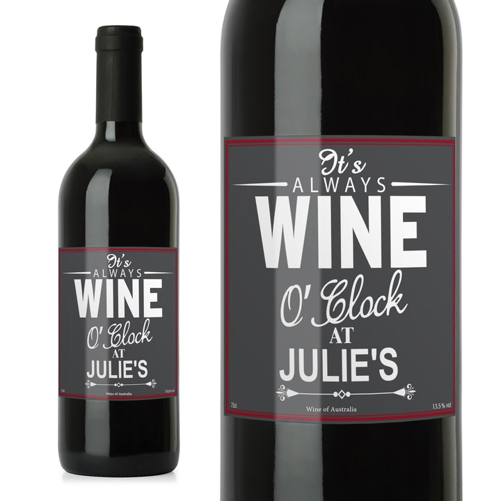 Personalised Wine O&