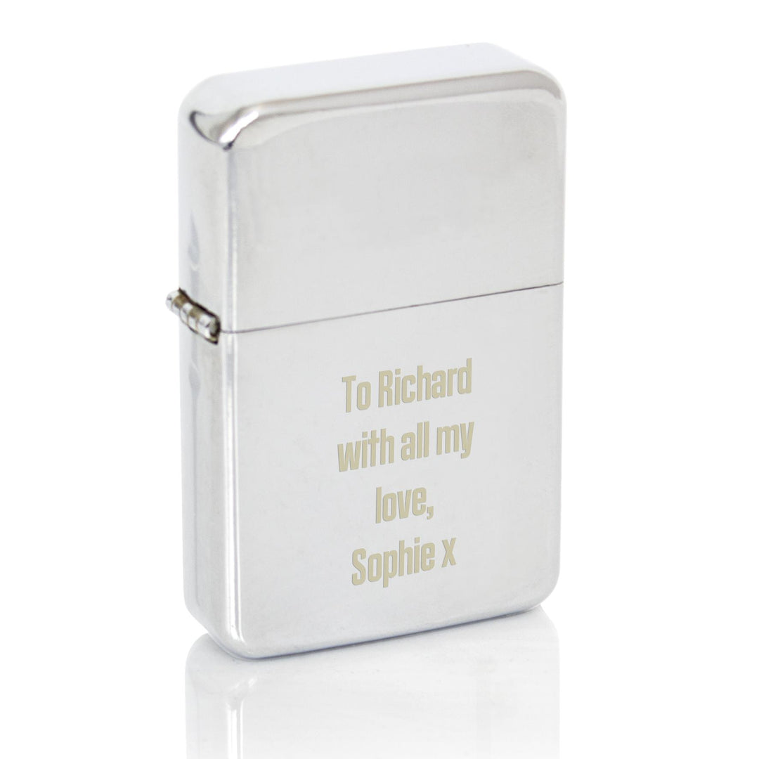 Personalised Bold Font Lighter – alternative view
