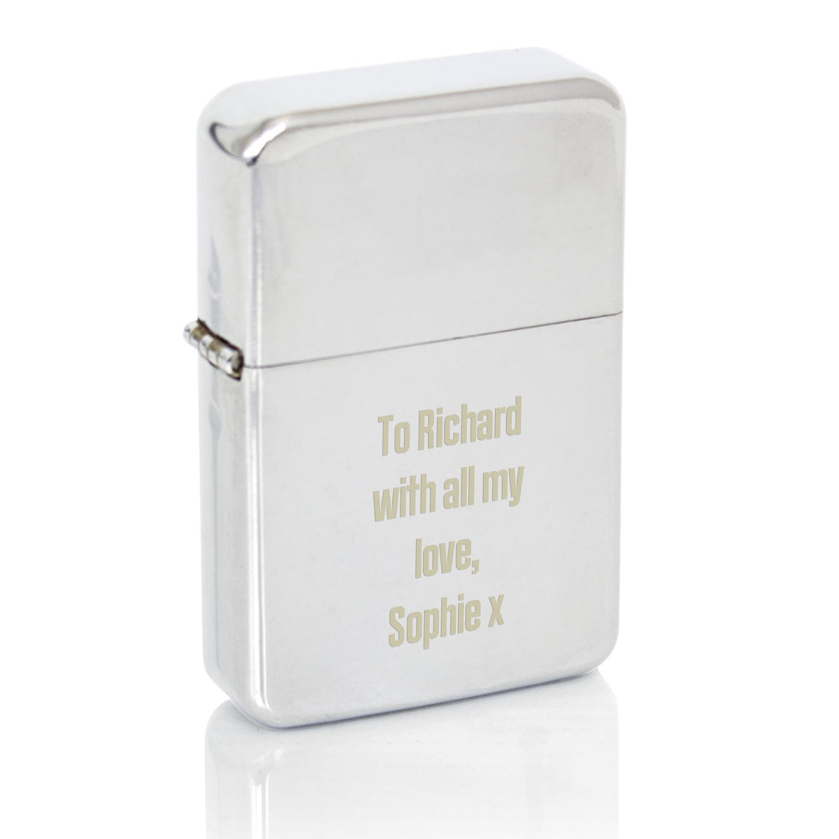 Personalised Bold Font Lighter – alternative view