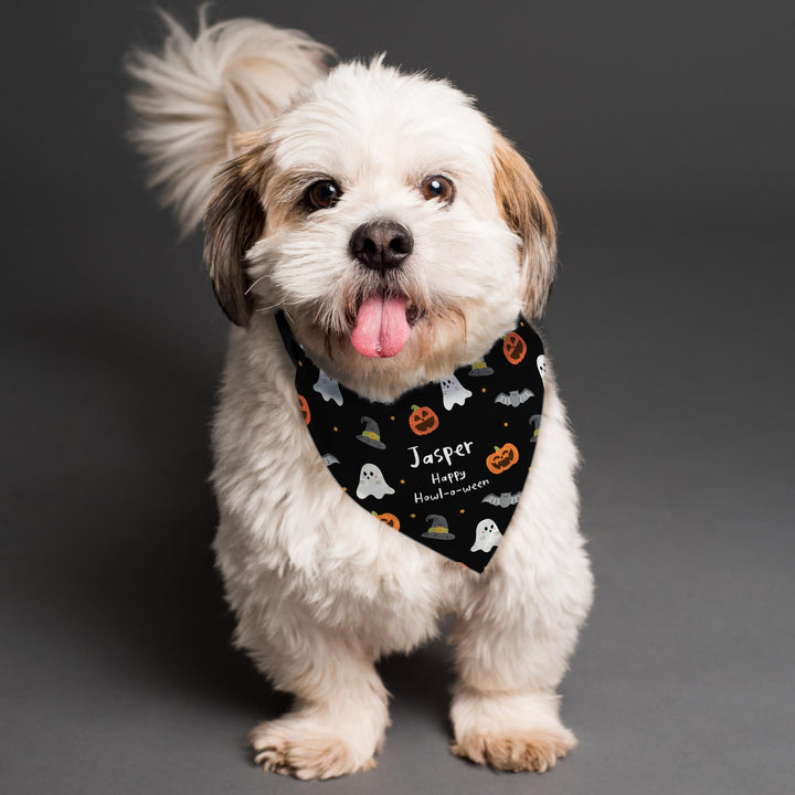 Personalised Halloween Dog Bandana – alternative view