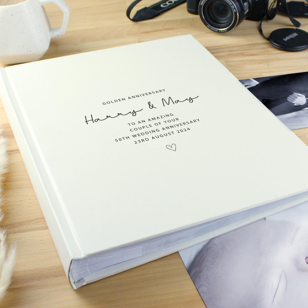 Personalised Traditional Wedding Photo Album – alternative view