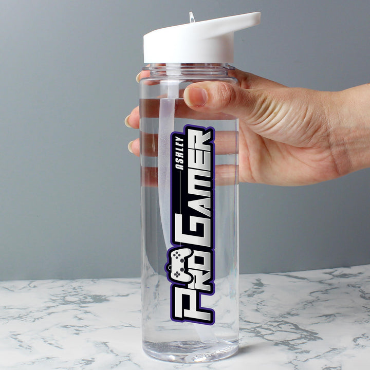 Personalised Pro Gamer Water Bottle, The Personal Shop, personalised gifts
