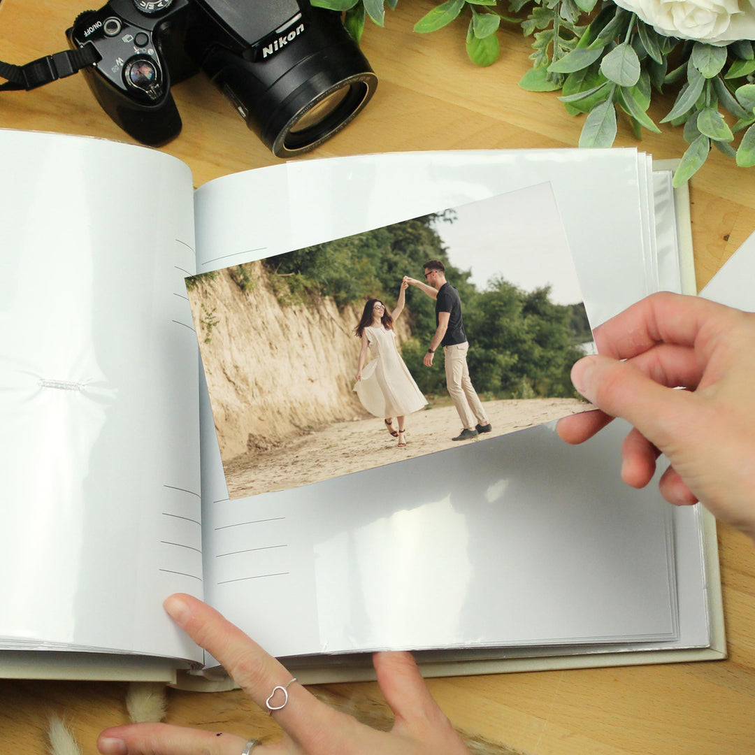 Personalised Free Text Square Photo Album – alternative view