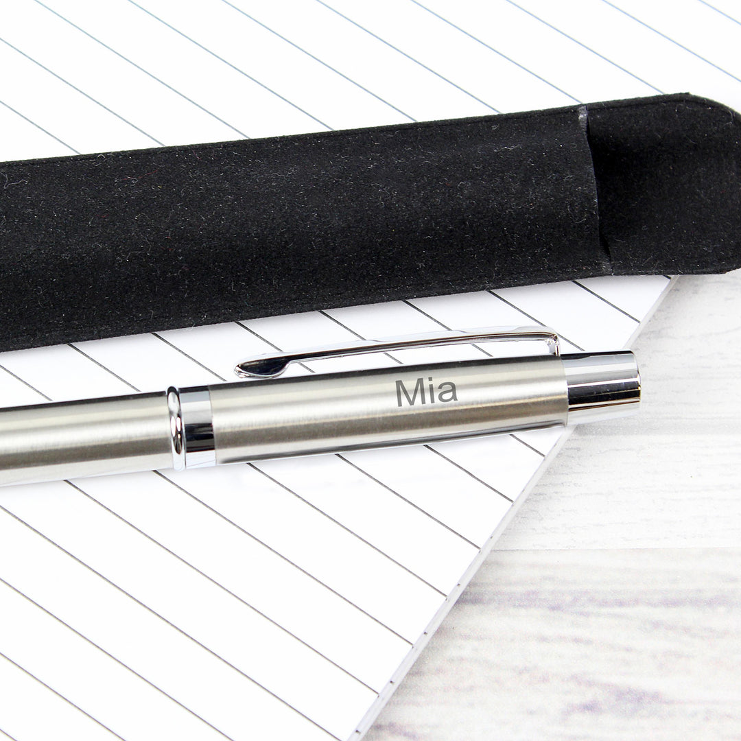 Personalised Classic Pen and Pouch Set – alternative view