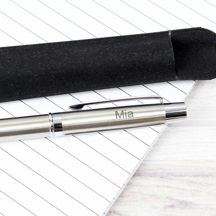 Personalised Classic Pen and Pouch Set – alternative view