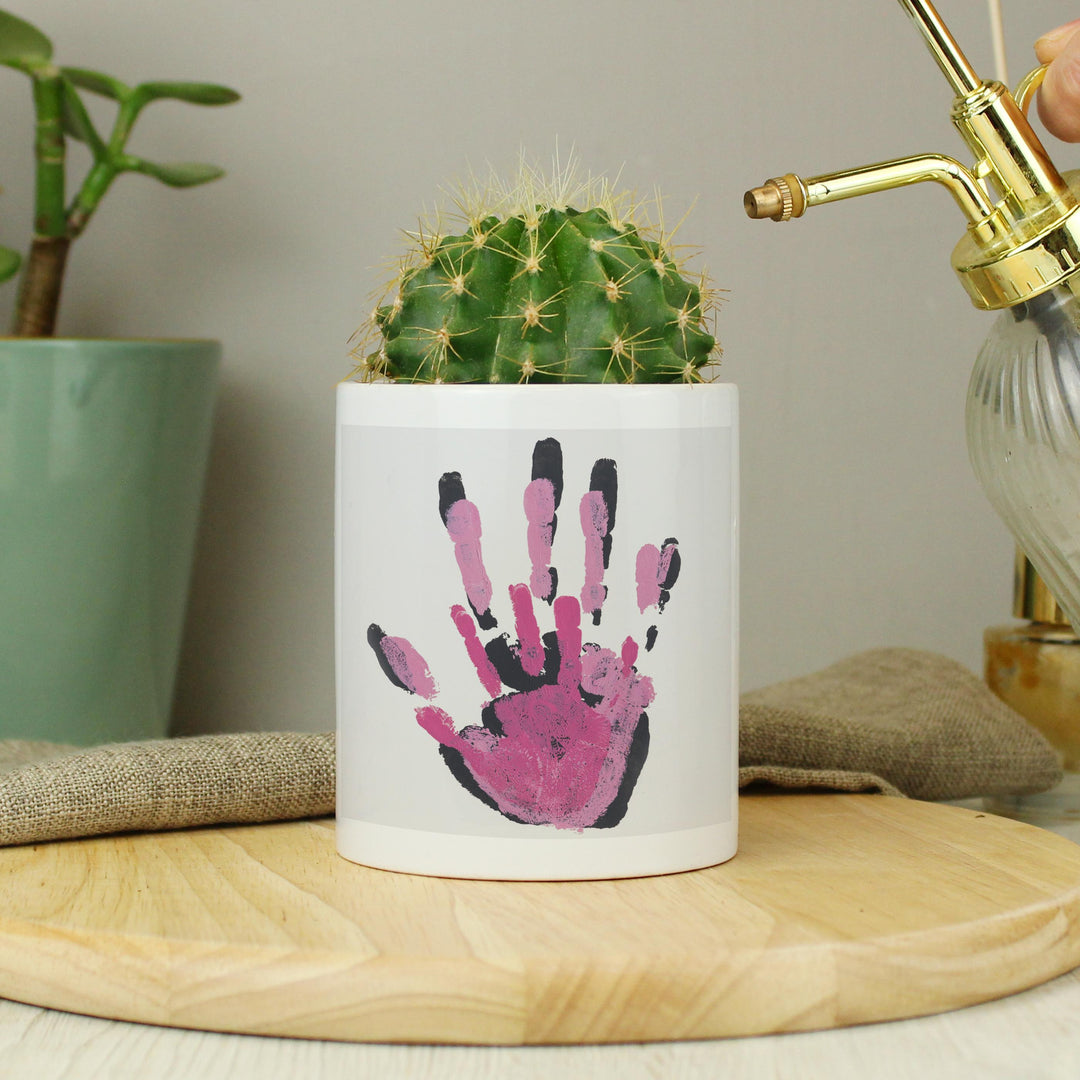 Personalised Childrens Drawing Photo Storage Pot - alternative view
