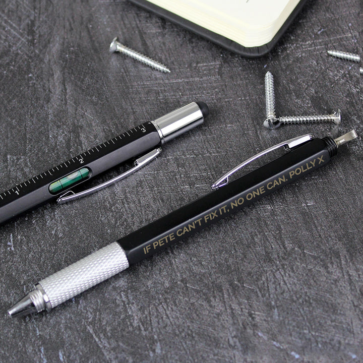 Personalised Free Text Multi Tool Pen – alternative view