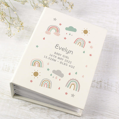 Personalised Rainbow 6x4 Photo Album