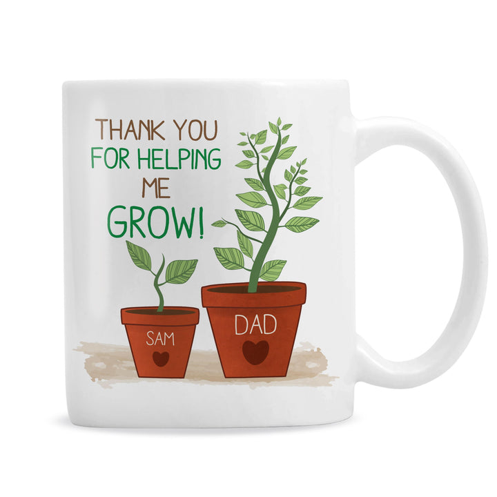 Personalised Helping Me Grow Mug – alternative view