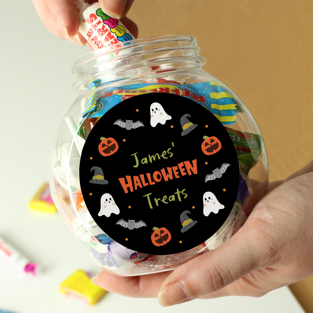 Personalised Halloween Sweets Jar – alternative view