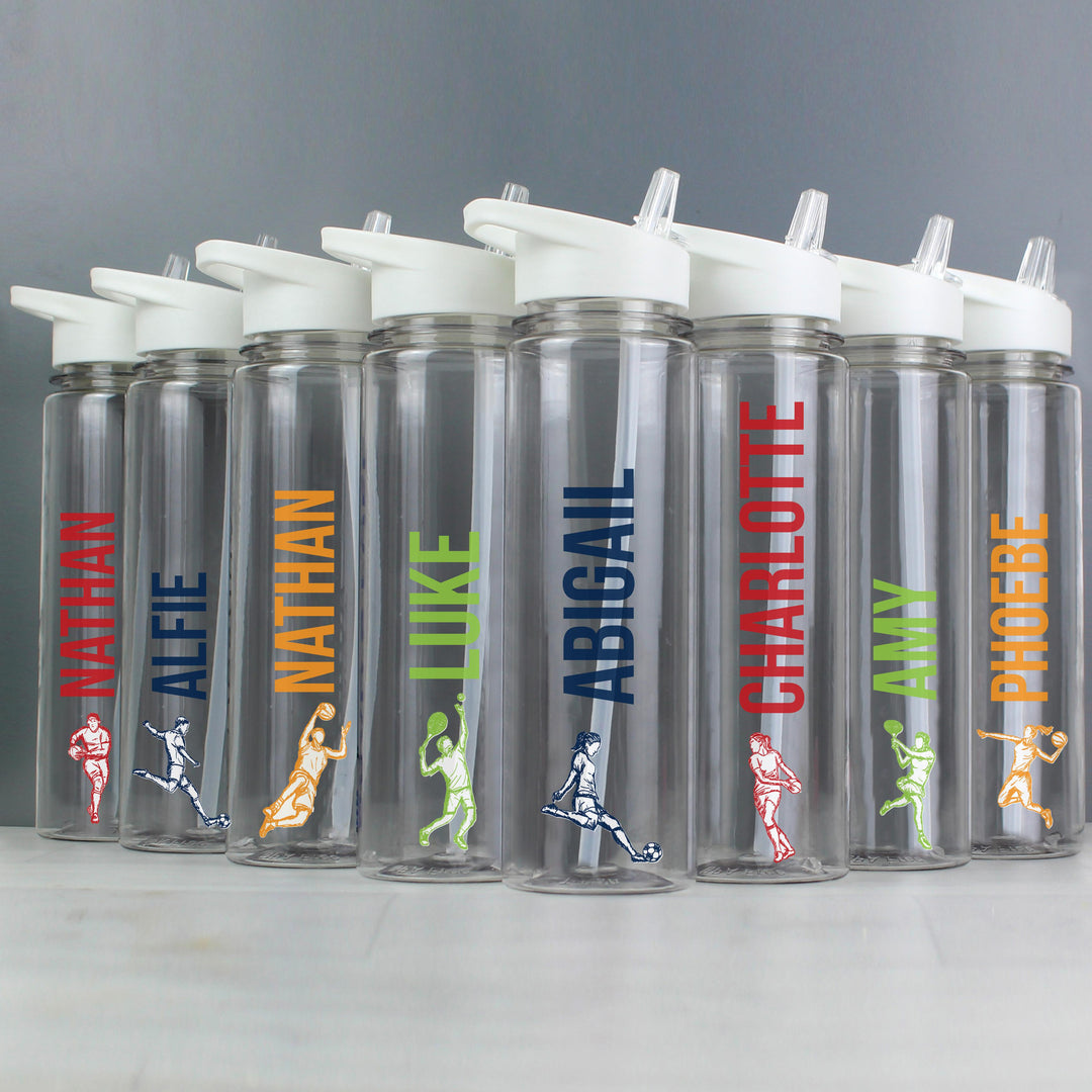 Personalised Sports Name Only Island Water Bottle, The Personal Shop, personalised gifts