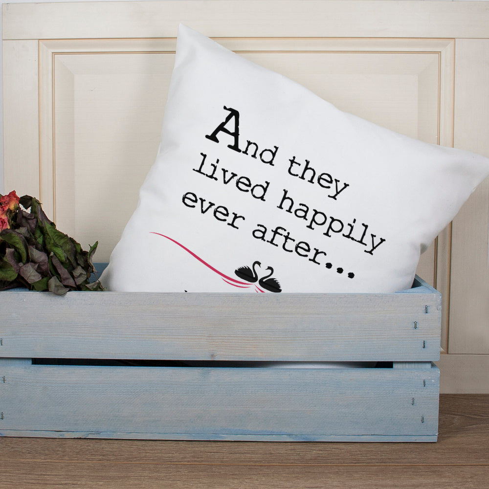 Personalised Fairytale Couple Cushion Cover