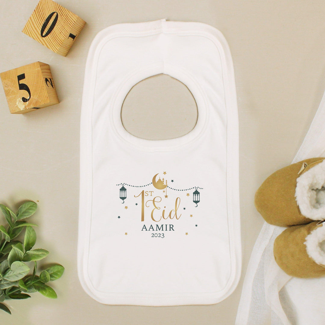 Personalised 1st Eid Bib, The Personal Shop, personalised gifts