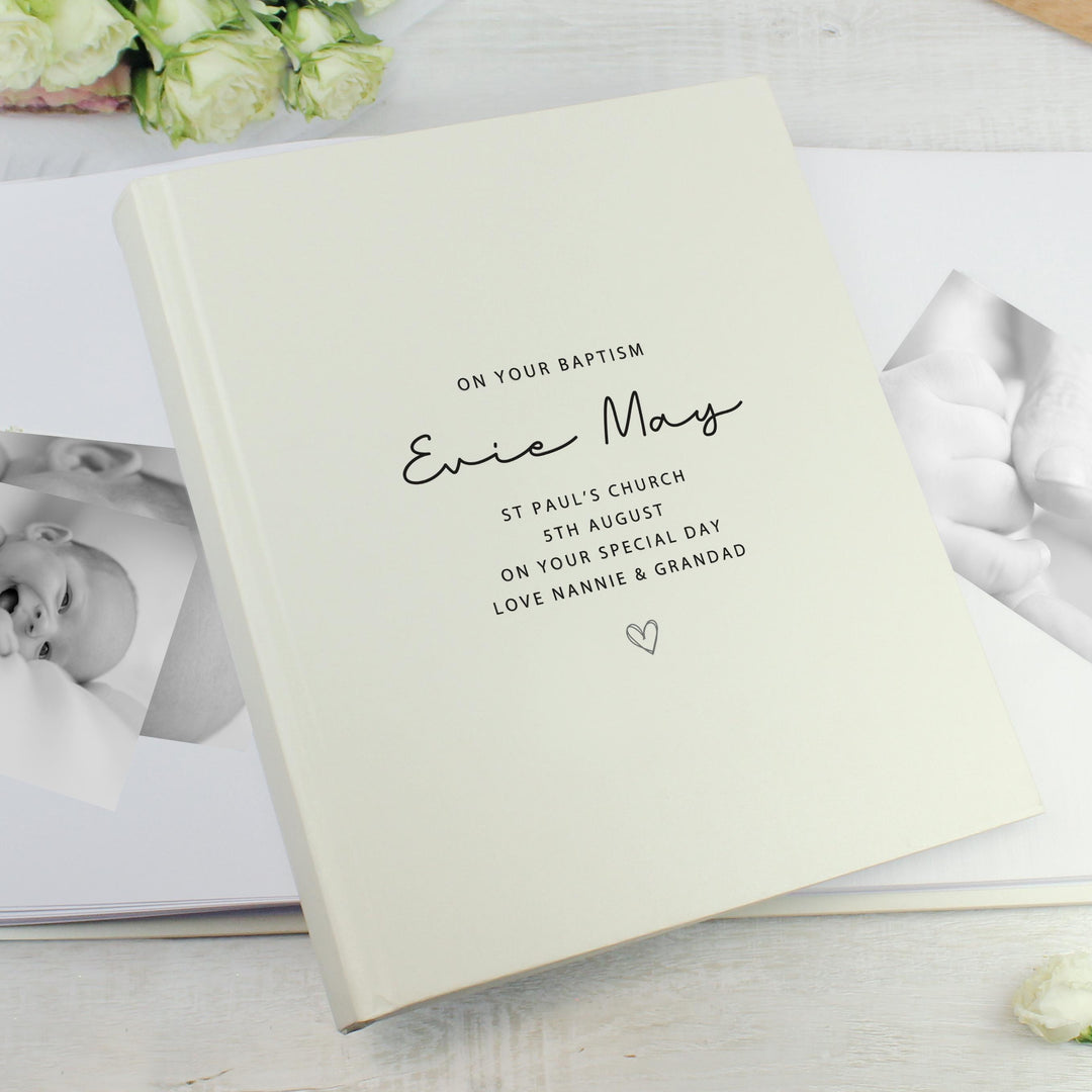 Personalised Traditional Wedding Photo Album – alternative view