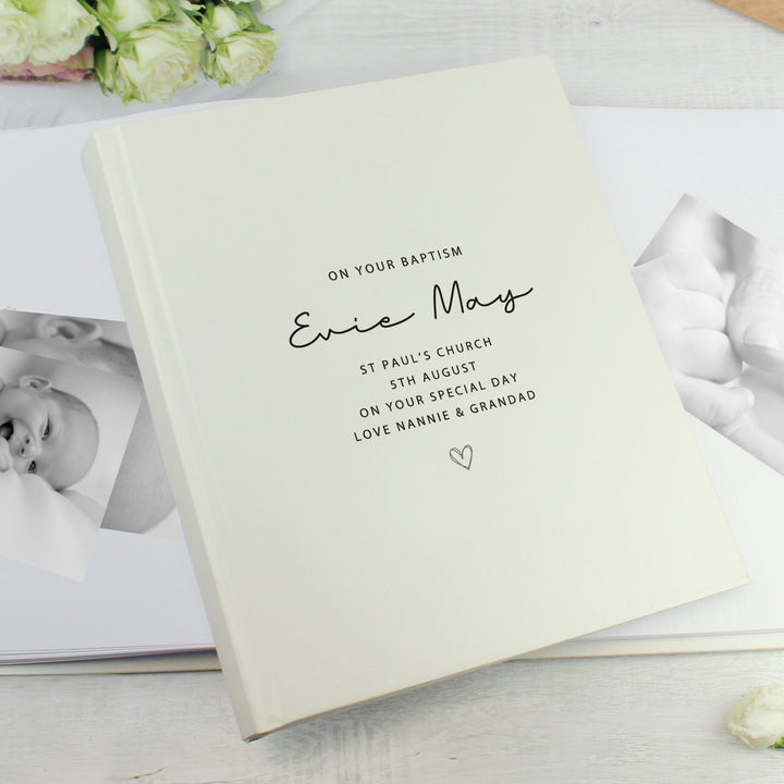 Personalised Traditional Wedding Photo Album – alternative view