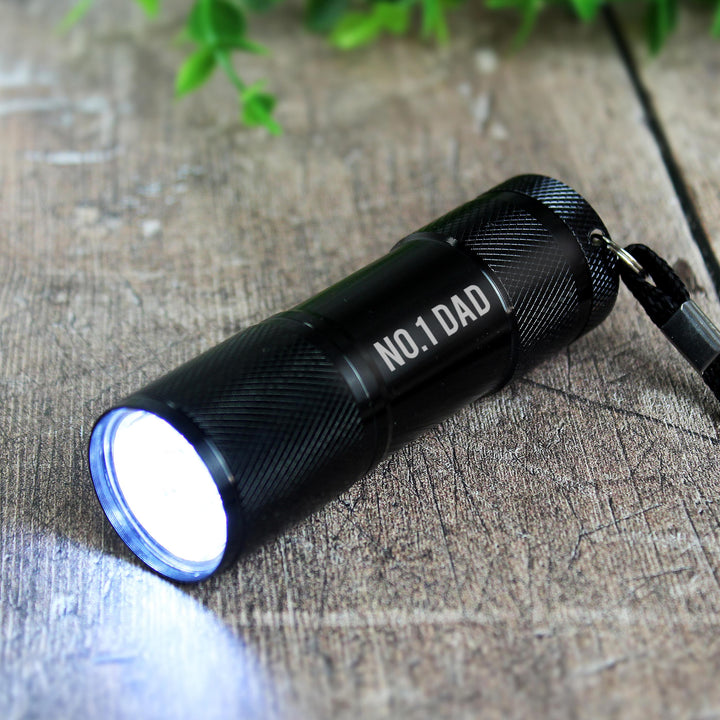 Personalised Name Only Mini Torch – alternative view