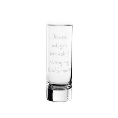 Personalised Free Text Shot Glass