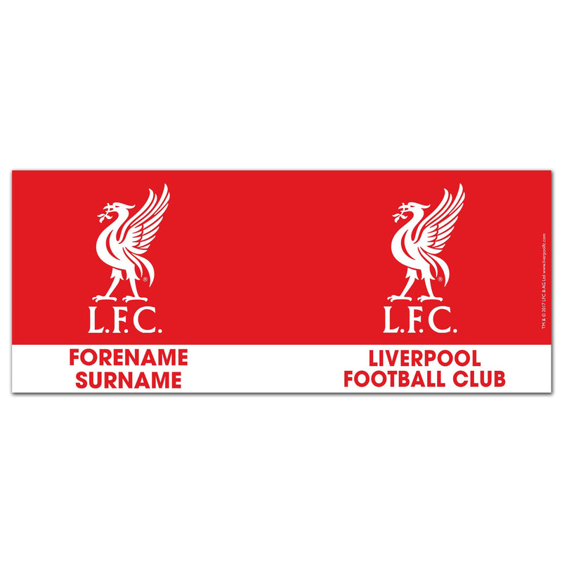 Personalised Memento Mugs Liverpool FC Bold Crest Mug