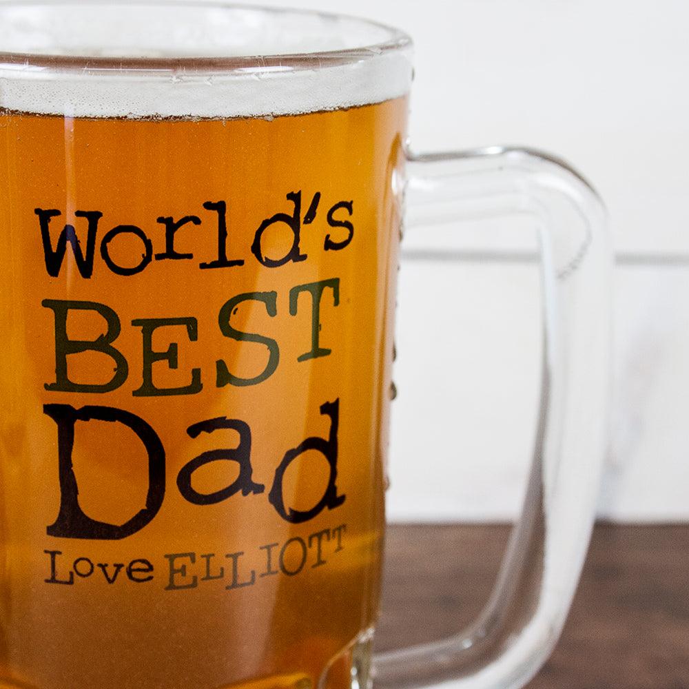 Personalised Love from Beer Glass Tankard