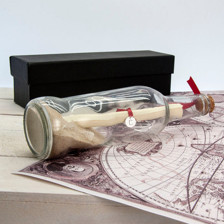 Personalised Create Your Own Luxury Message In A Bottle