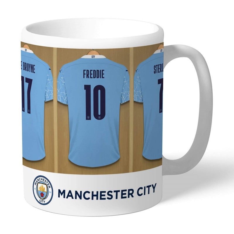 Personalised Memento Mugs Manchester City Football Club Dressing Room Mug