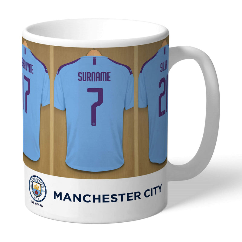 Personalised Memento Mugs Manchester City Football Club Dressing Room Mug