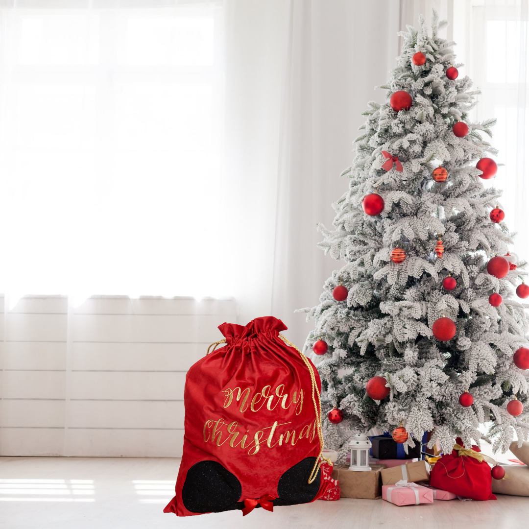 Luxury Disney Minnie Merry Christmas Sack – alternative view