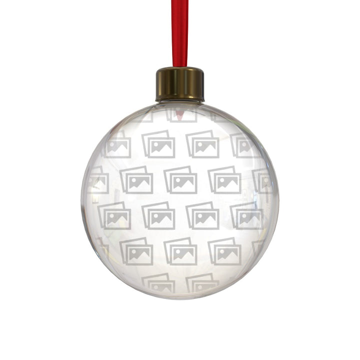 Photo Upload Personalised Bauble, The Personal Shop, personalised gifts
