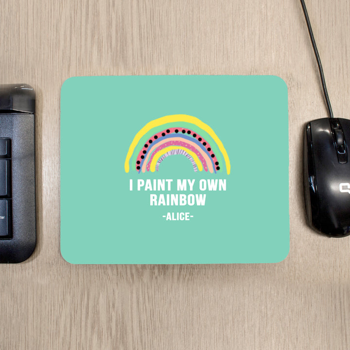 Personalised My Own Rainbow Mouse Pad