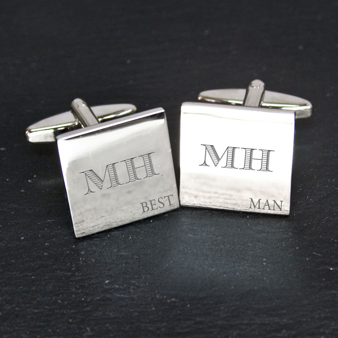 Personalised Pacific Style Best Man Cufflinks