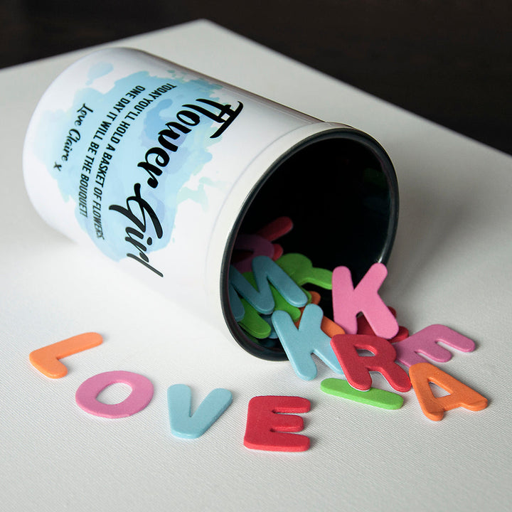 Personalised Flower Girl Vase