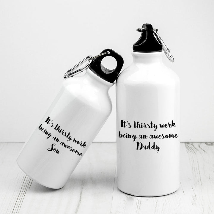 Personalised Daddy &amp; Me Sports Water Bottles