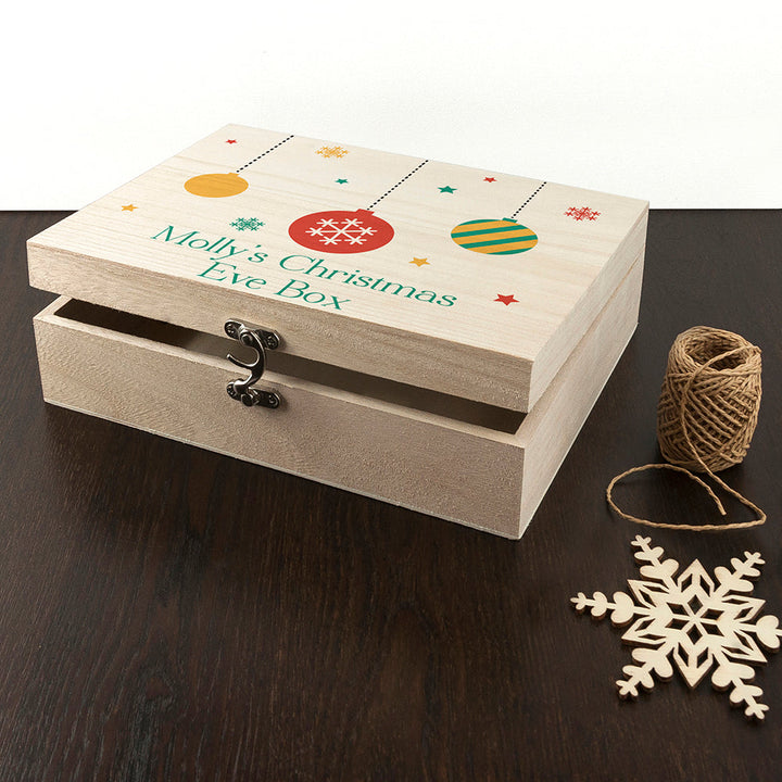 Personalised Bauble Christmas Eve Box