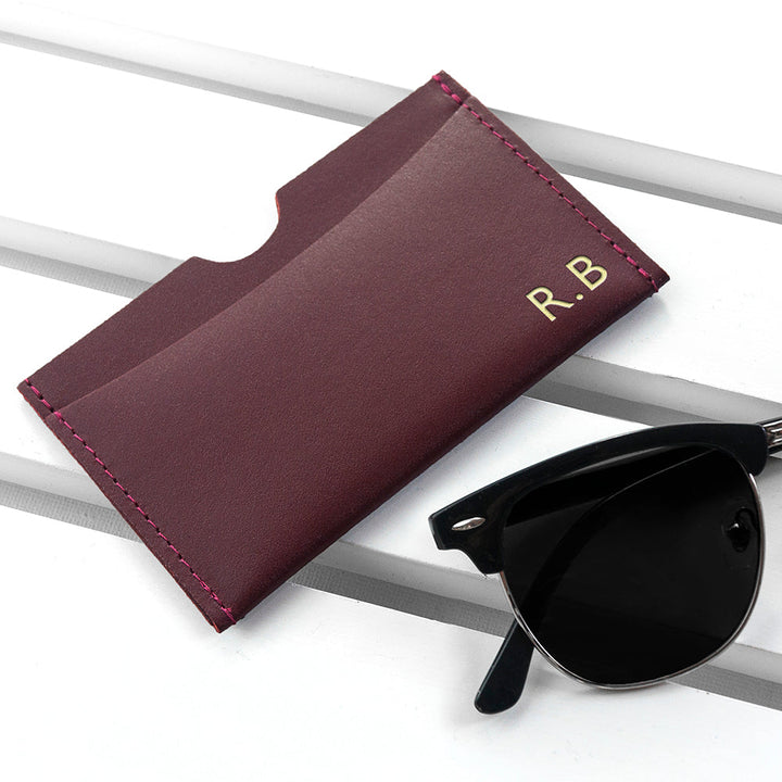 Personalised Luxury Leather Card Holder